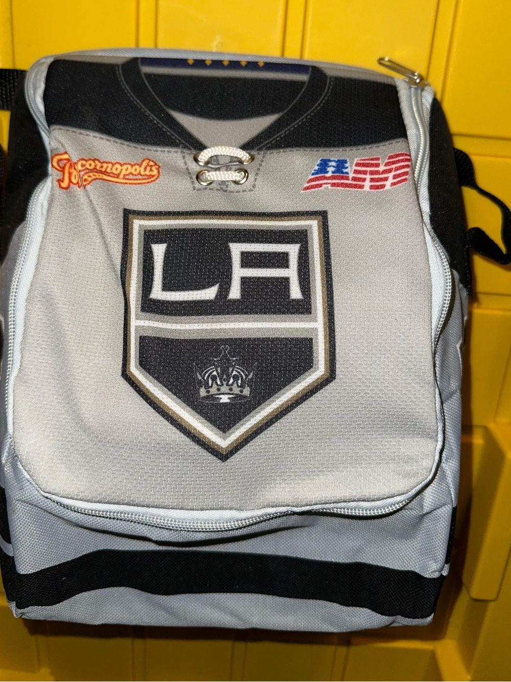 LA Hockey Grey & Black Lunch Bag - Official Team Logo